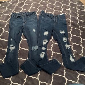 Hollister blue jeans